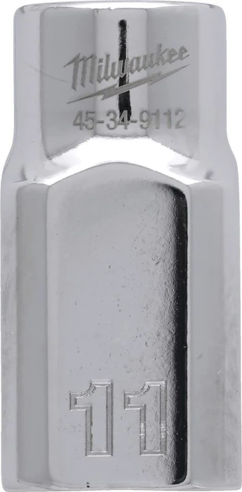 Milwaukee Four Flat Außensechskant Steckschlüssel 1/2", 11x38mm, 1 Stück