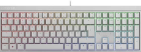 Cherry MX 2.0 S, weiß, LEDs RGB, MX RGB BROWN, USB, DE