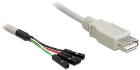 DeLOCK USB 2.0 Kabel A-Buchse/Pfostenstecker, 0.4m