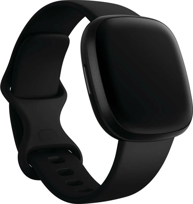 Fitbit Versa 3 Aktivitäts-Tracker black/black aluminium