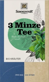 Sonnentor 3 Minze Tee, 18 Stück