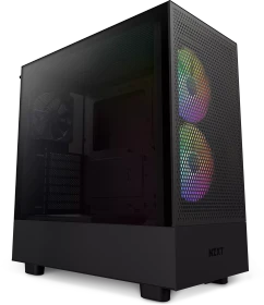 NZXT H5 Flow RGB, schwarz, Glasfenster