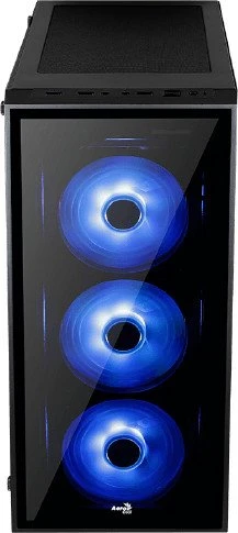 AeroCool Quartz Blue, Glasfenster