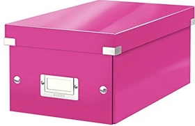 Leitz Click & Store WOW DVD Aufbewahrungsbox, pink