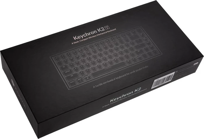 Keychron K2 V2, Aluminium, LEDs RGB, Gateron RED, USB/Bluetooth, DE