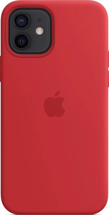 Apple Silikon Case mit MagSafe für iPhone 12/iPhone 12 Pro rot