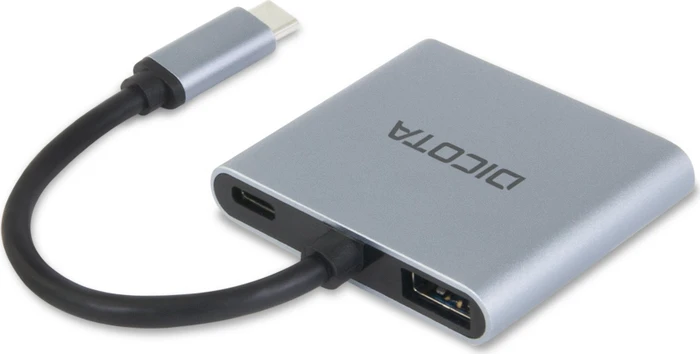Dicota USB-C Mobile 4-in-1 Mini Docking Station 4K, USB-C 3.0 [Stecker]