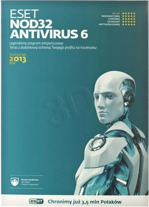 ESET NOD32 Antivirus 4.0, BOX, Update, 1 User, 12 Monate (polnisch) (PC)