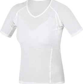 Gore Wear Base Layer Funktionsshirt kurzarm weiß (Damen)