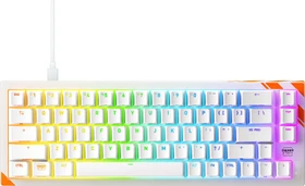 Cherry XTRFY K5 Pro TMR Compact, weiß/orange, MK Crystal Magnetic, USB, US