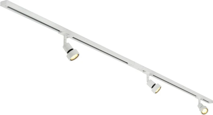 SLV 1Ph PuriTrack Schienensystem LED Spot 4.3W 2m weiß, 3 Stück