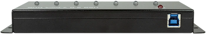 LogiLink Industrial Wallmount USB-Hub, 7x USB-A 3.0, USB-B 3.0 [Buchse]