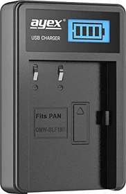 ayex USB Ladegerät für Panasonic Akku Typ DMW-BLF19E