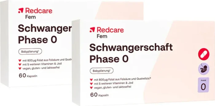 Redcare Schwangerschaft Phase 0 Kapseln, 120 Stück (2x 60 Stück)