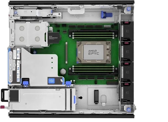 HPE ProLiant DL145 Gen11, Epyc 8124P, 64GB RAM, 2HE