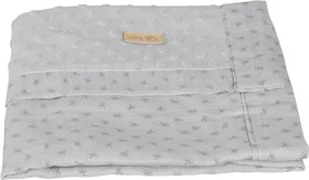 roba Lil' Planet Kuscheldecke Terry Dots silbergrau