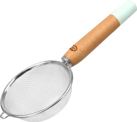 Rösle Modern Baking Retro Design Küchensieb mit Holzgriff