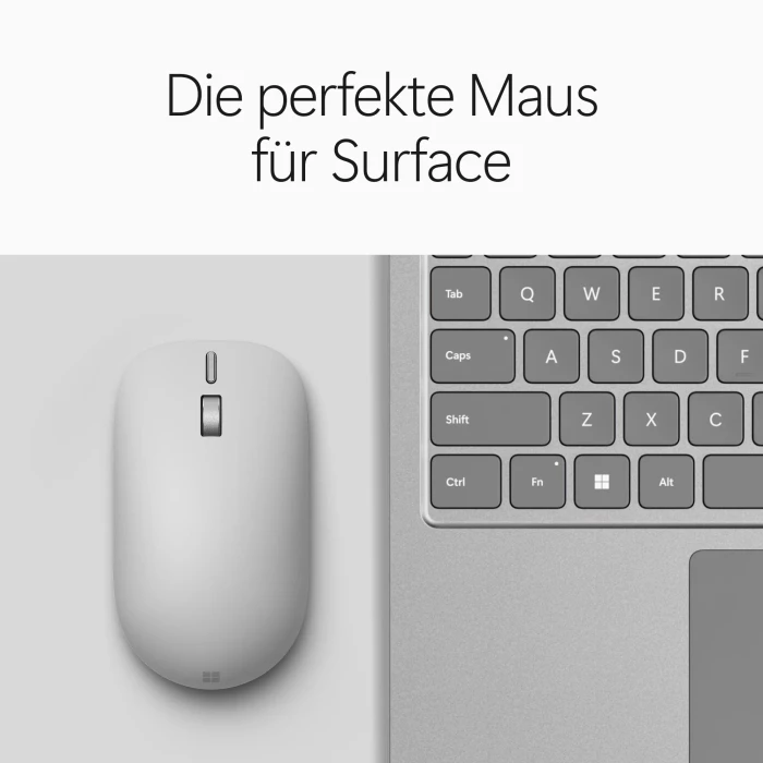 Microsoft Surface Mouse 2. Edition, platin, Bluetooth