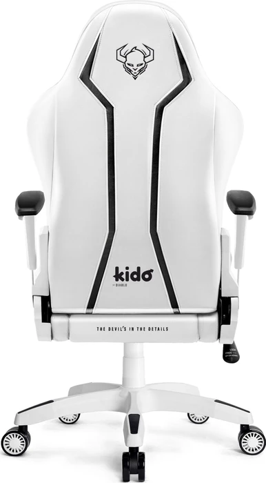 Diablo Chairs X-One 2.0 Kido Kinder-Gamingstuhl, weiß/schwarz