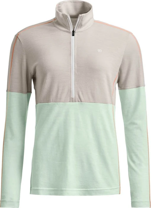Ortovox 185 Rock'n'Wool Zip Neck Funktionsshirt langarm (Damen)
