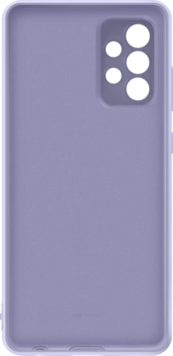 Samsung Silicone Cover für Galaxy A72 violett