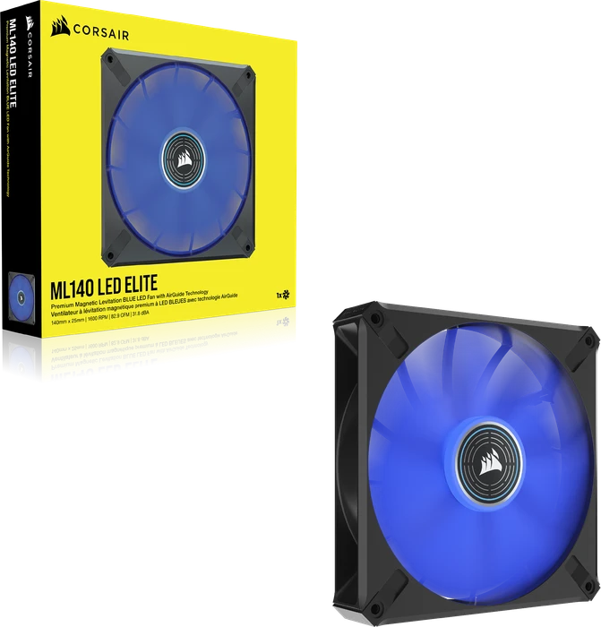 Corsair ML Series ML140 LED Elite Blue, schwarz, 140mm