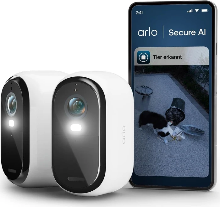 Arlo Essential 3 HD Outdoor Camera weiß, 2er-Pack