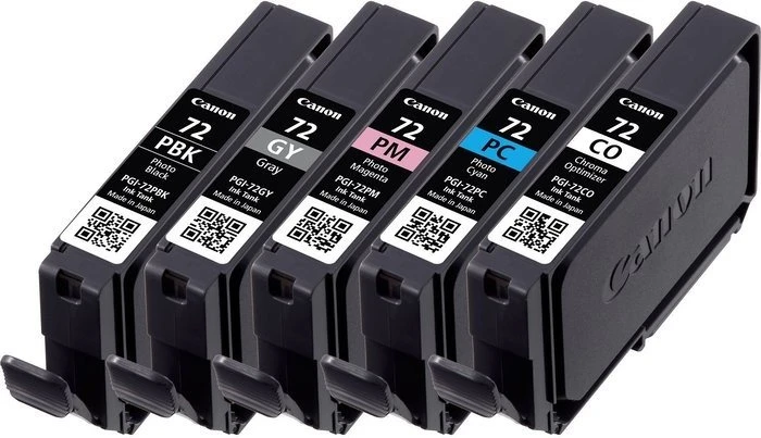 Canon Tinte PGI-72PBK/GY/PM/PC/CO photo Multipack