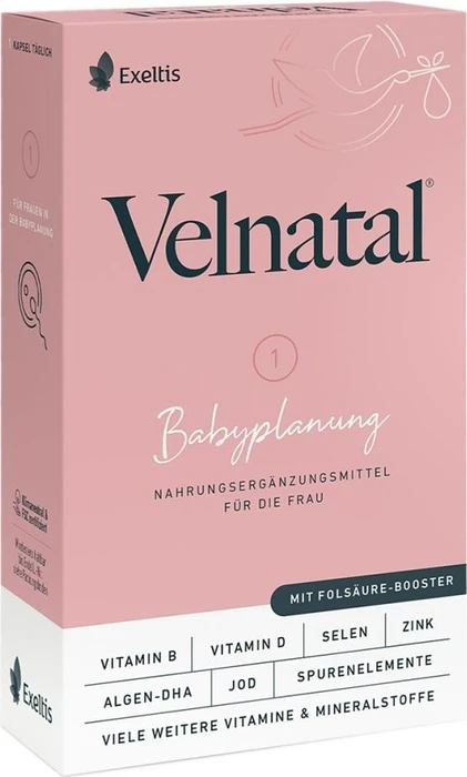 Velnatal Babyplanung Weichkapseln, 30 St