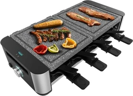 Cecotec 12000 Cheese & Grill Inox Black Raclette