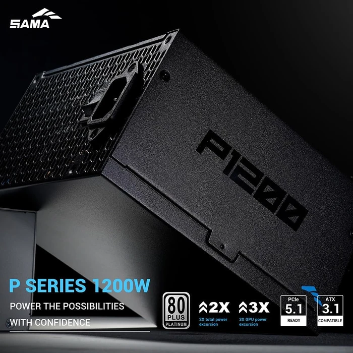 SAMA P Series P1200 schwarz 1200W, ATX 3.1