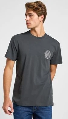 Lee Short Sleeve Relaxed T-Shirt kurzarm washed black (Herren)