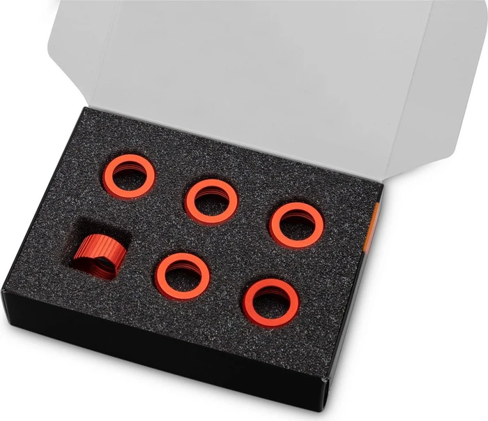 EK Water Blocks EK-Torque Compression Ring HDC 12, rot, 6er-Pack