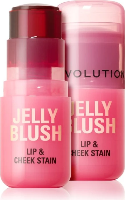 Revolution Beauty Jelly Blush Stick Lip and Cheek Stain peach orange, 6g