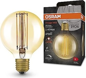 Osram Ledvance Filament LED Vintage 1906 Globe 80 5.8W/822 E27 DIM