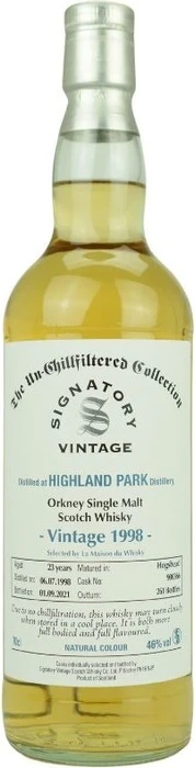 Signatory Vintage Cask Strength Collection Highland Park 1998 700ml