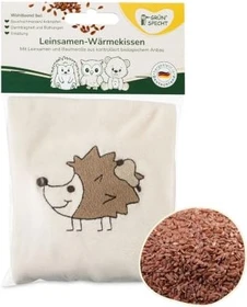 Grünspecht Bio-Leinsamen-Kissen mit Bezug Igel Wärmekissen