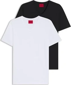 Hugo Boss V-Neck 2er-Pack T-Shirt kurzarm mehrfarbig (Herren)