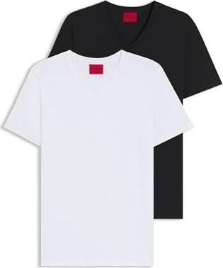 Hugo Boss V-Neck 2er-Pack T-Shirt kurzarm mehrfarbig (Herren)