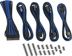 CableMod Classic ModMesh Cable Extension Kit, 8+6 Series, schwarz/blau