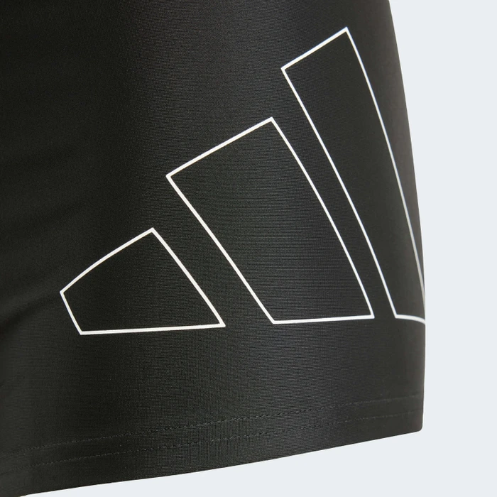 adidas Performance Big Bars Boxer Badehose schwarz/weiß (Junior)