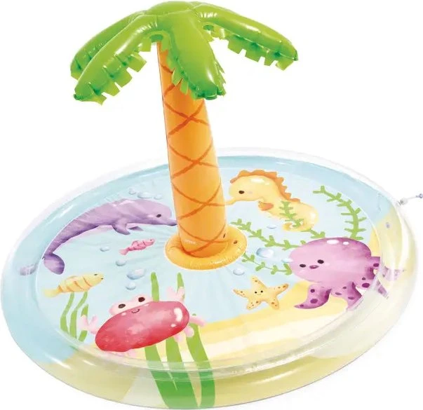 Intex Palm Tree Spray Pool Planschbecken rund 173cm