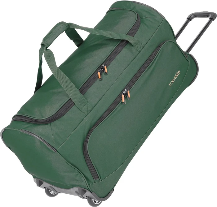 Travelite Basics Trolley Reisetasche 71cm dunkelgrün
