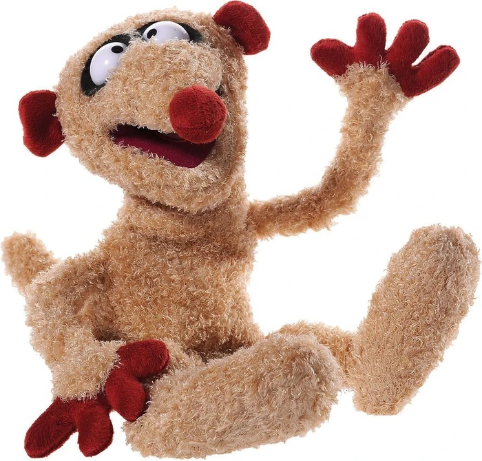 Heunec Jan & Henry - Erdmännchen Henry Handspielpuppe 35cm
