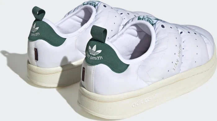 adidas Puffylette cloud white/collegiate green gold/old gold