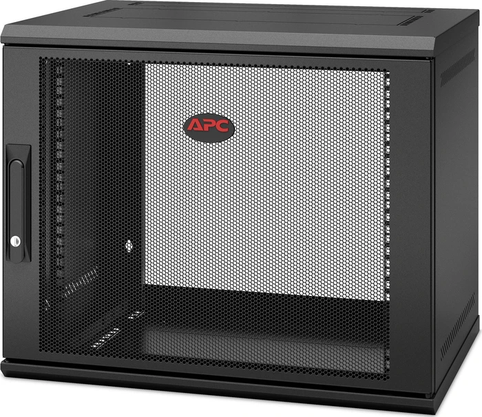 APC NetShelter WX 19" Wandgehäuse 9HE, Gitternetztür, schwarz, 400mm tief