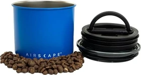 Airscape Kaffeedose klein Aufbewahrungsbehälter blau matt