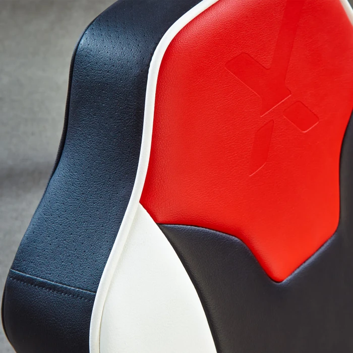 X Rocker Shadow 2.0 Audio Floor Rocker Gaming-Bodensessel für Kinder/Jugendliche, schwarz/rot