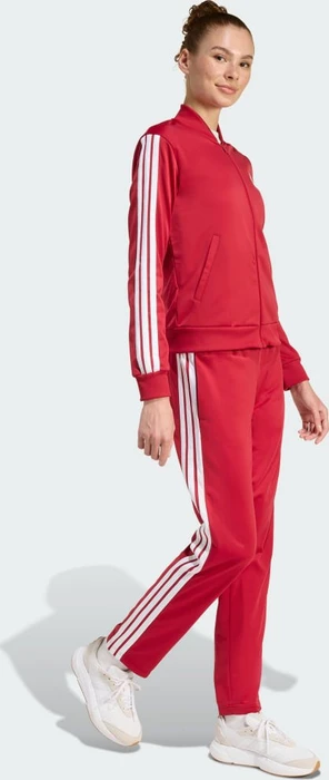 adidas Essentials 3-Streifen Trainingsanzug active maroon (Damen)
