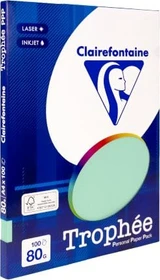 Clairefontaine Trophée Universalpapier matt hellgrün, A4, 80g/m², 100 Blatt